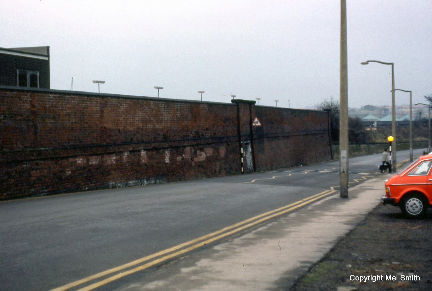 Here we have view, looking north, of the subway on Station Road.