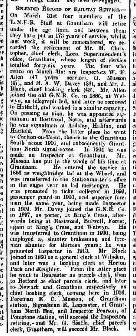 The Grantham Journal 25th March 1933, page 9 From The British Newspaper Archive Image © THE BRITISH LIBRARY BOARD. ALL RIGHTS RESERVED.