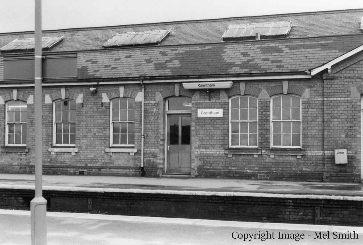 The former Goods Accounts Office at the south end of Platform 1, with the Goods Shed behind. Copyright Image - Mel Smith