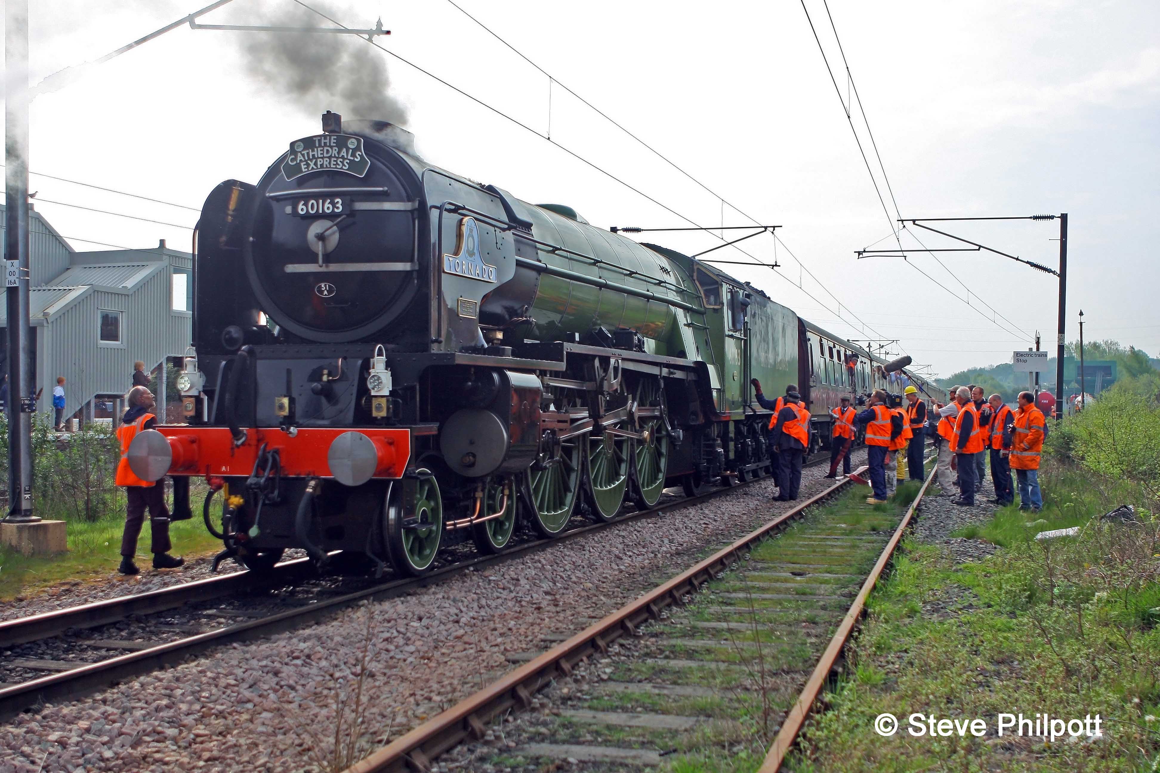 More interviews and safety checks by the on-board team at Grantham.