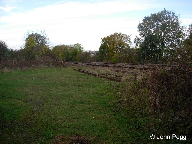 The location of Belvoir Junction near Muston, looking along the line of the branch as it converged with the Grantham to Nottingham line on the right.